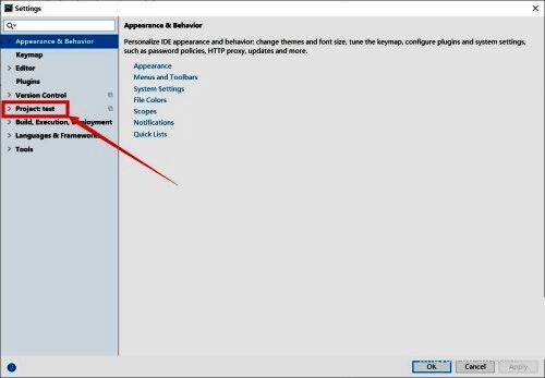Project Interpreter设置界面截图,清晰显示当前编译器版本及齿轮图标位置