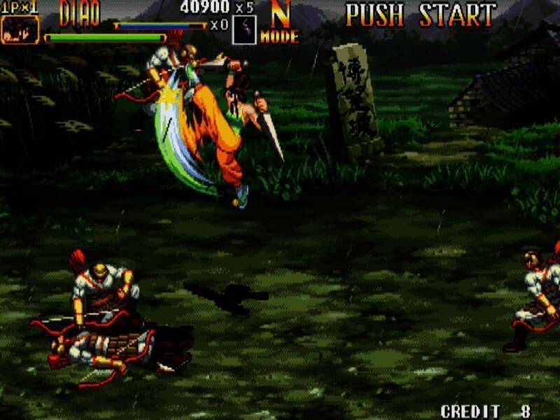 多人合作对战场景，四名玩家操控不同角色围攻巨型BOSS