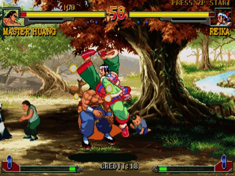 战斗场景截图，展示角色连招与技能释放效果