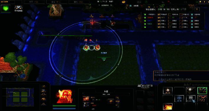 升级后的终极英雄塔威风凛凛,周围环绕着低等级辅助塔