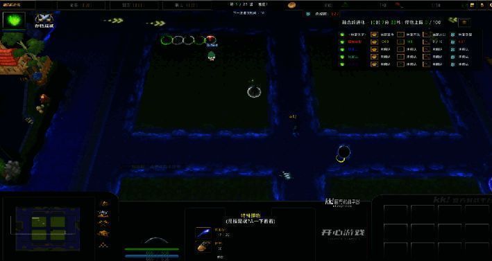 多人联机界面显示四位玩家头像,正在准备进入同一场战斗