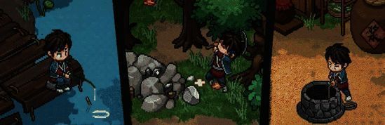 《大侠立志传》游戏内开放世界探索画面