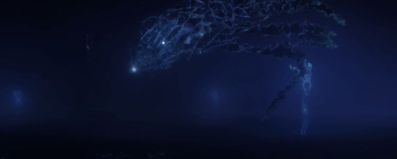 游戏画面展示《艾尔登法环：黑夜君临》中的战斗场景，角色与巨型Boss激烈对抗