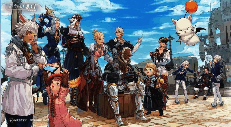 游戏宣传图，展现主角与水晶之间的神秘联系