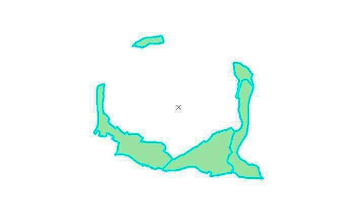 矢量数据选择状态显示高亮轮廓线