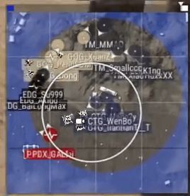 R5后期战场形势图显示GQG逐步建立主导地位