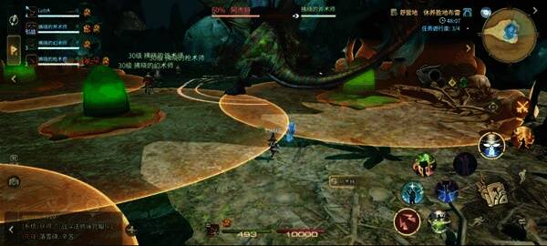 BOSS连续释放两次猛毒粘液，第二次在第一次间隙中再投三颗