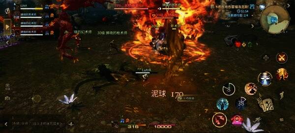 角色被惊奇光技能命中,周围出现魔法能量波动特效