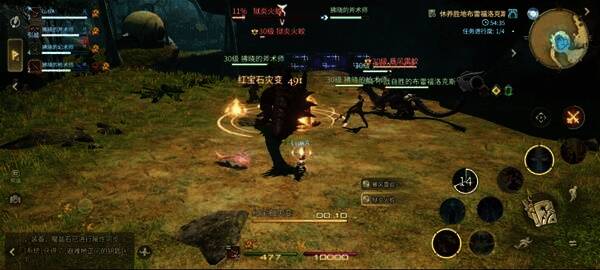 暴风雷蛟释放洒落雷瞬间画面,地面光效预警清晰可见