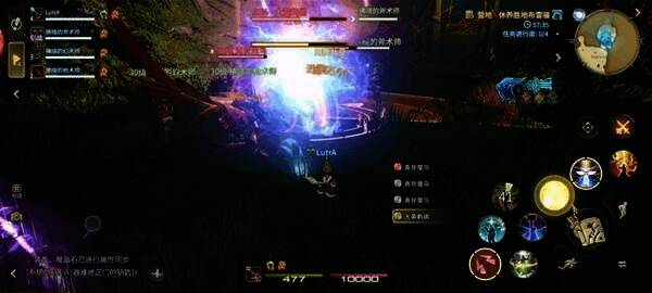 战斗界面显示多个魔鸟与BOSS同屏,玩家正在进行激烈对抗