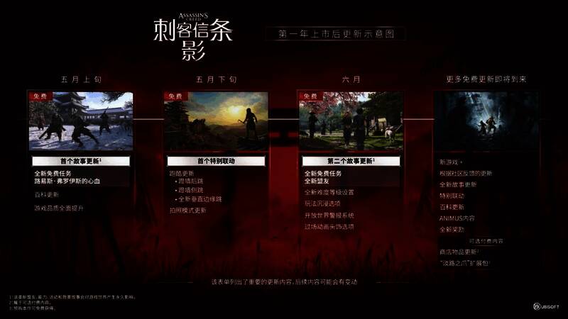 《刺客信条:影》过场动画截图,主角身穿华丽服饰,在神社前凝视远方