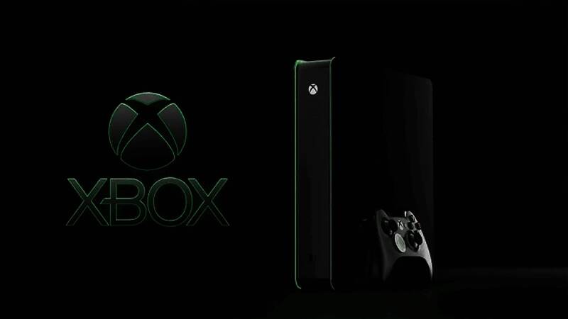 下一代Xbox主机概念图，展现未来感十足的设计风格与高性能硬件配置