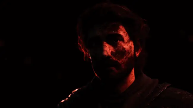 《光与影：33号远征队》游戏场景概念图，展现末日钟的巨型女性形象与世界末日氛围