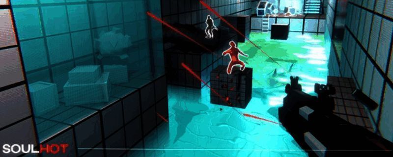 游戏主角身穿战斗装备,背景为高科技都市废墟