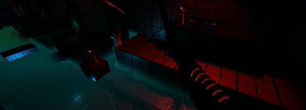 神秘实验室场景,布满数据屏幕与未知装置