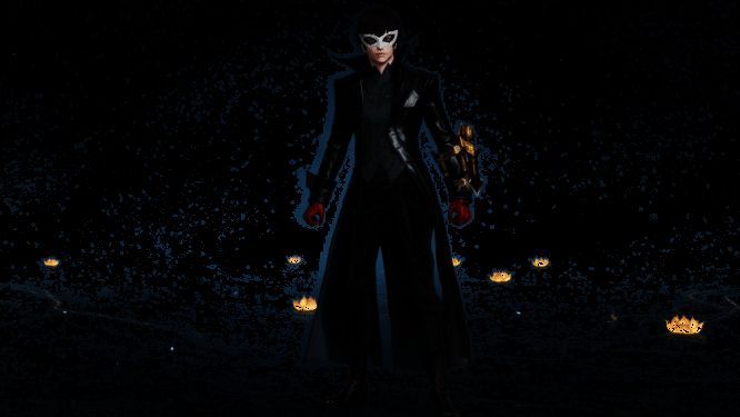 角色释放总攻击动作特效，背景为预告信动画