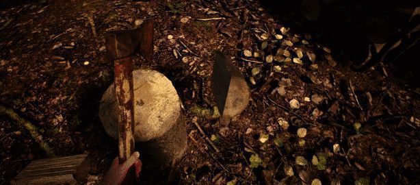 篝火旁玩家正在架设木架准备烘干蘑菇,烟雾缭绕营造温馨氛围