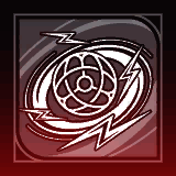 共振技能‘等离子迸涌’图标展示，红色基调，充满爆炸感