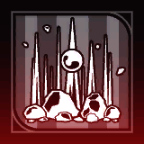 技能‘负能激发’图标展示，深灰色底色，带有电流爆发图案