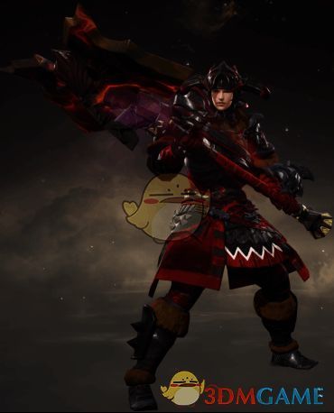 《最终幻想14》战士职业套装展示图，全套盔甲造型威武