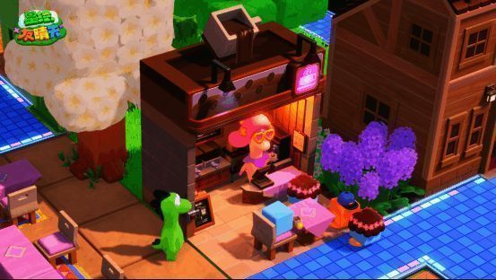 游戏编辑器界面展示,玩家正在自定义迷你小游戏场景