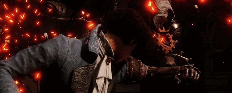 游戏中武器拆解界面展示，显示刀刃与刀柄的分离状态