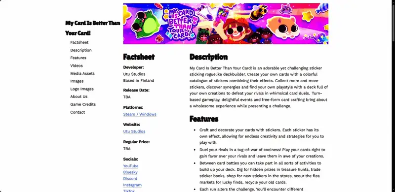 游戏官网界面截图,展示主要信息板块和导航栏