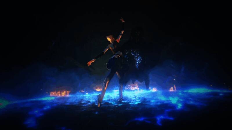 环境细节展示,精致的场景建模与光影效果