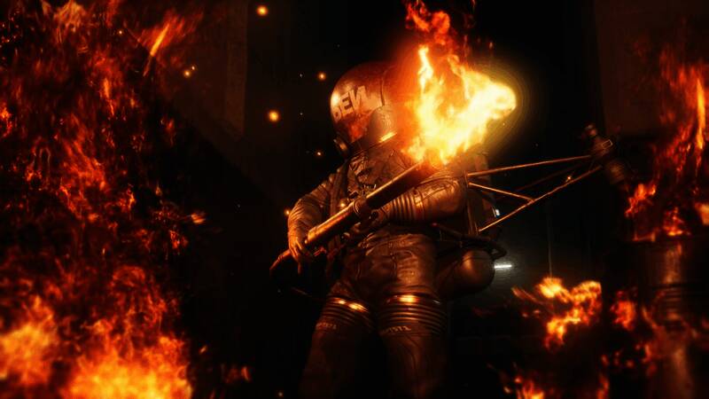 玩家使用迷彩伪装自己,融入周围环境