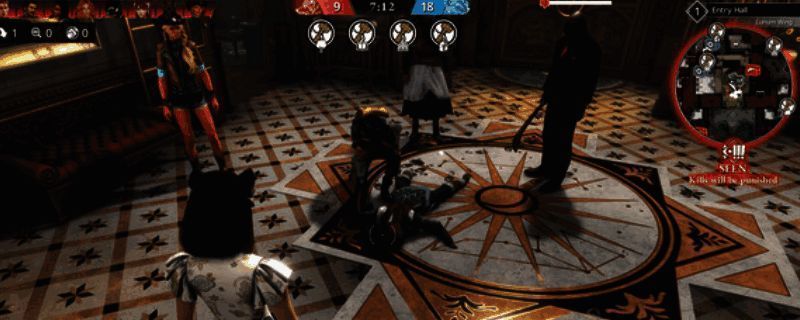 《欺杀旅社》游戏封面画面,展现复古旅馆风格场景,营造神秘氛围