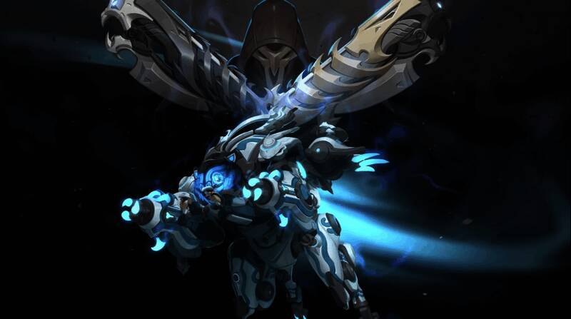 死神神话皮肤各阶段展示，从灌注灵魂之火到阴影缭绕特效