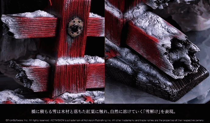 雕像全景展示图,完整呈现战场氛围与人物动态姿势