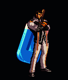 男圣职者佩戴冰棒武器装扮效果图,武器散发圣洁光芒,附带寒冰特效