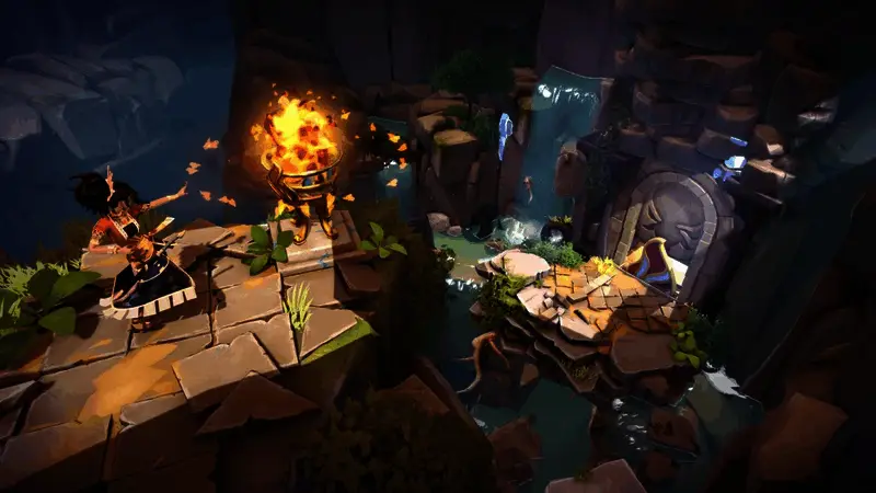 《ALZARA Radiant Echoes》场景概念图,呈现奇幻世界的壮丽景色和丰富地貌