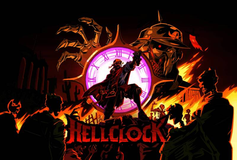 《地狱丧钟》Steam商店页面展示图,画面中呈现游戏主视觉与LOGO