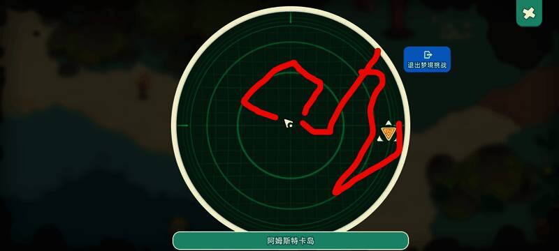 刺柏与棍棍树所在区域地图标记,地形清晰可见