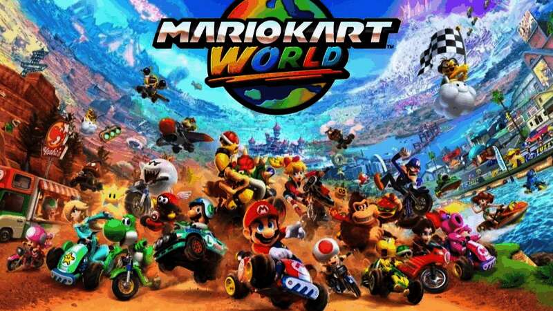 图表展示《马里奥赛车:世界》美术团队内部结构分布