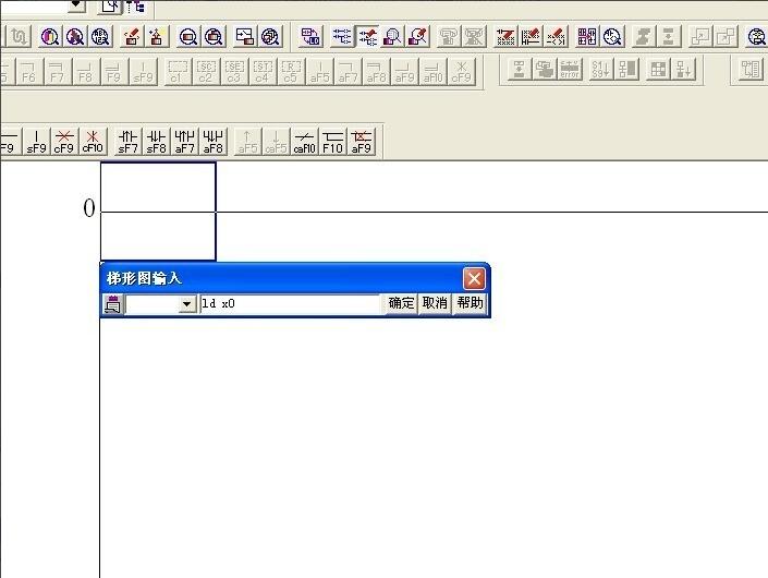 梯形图中显示计时器T0的设定值K30