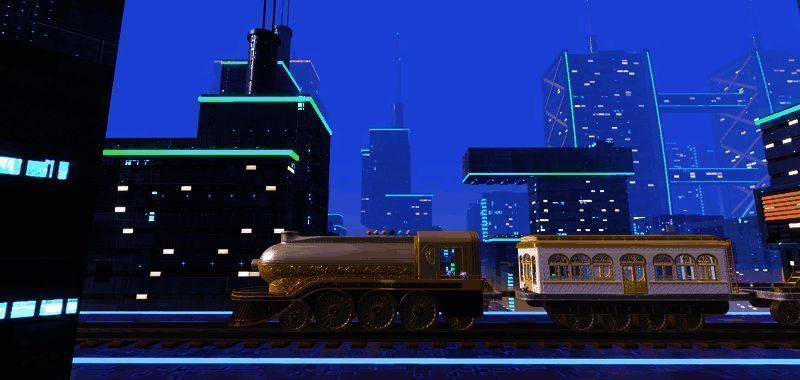 赛博隧道与惊魂街区交汇的画面，霓虹闪烁，氛围神秘又刺激