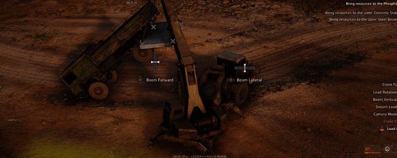 游戏内吊车模型展示,显示详细车辆结构