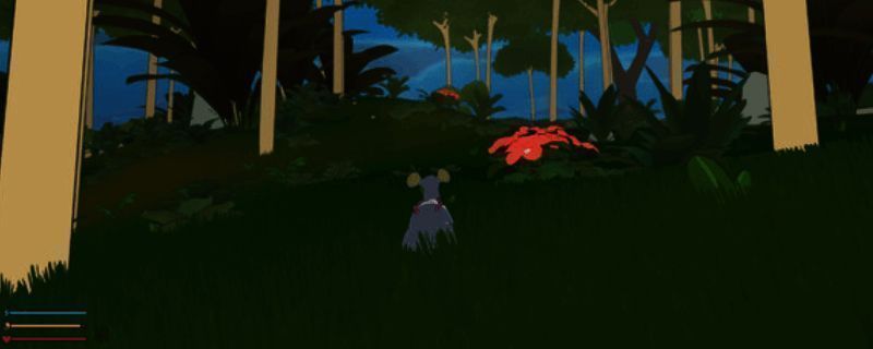 《适应进化》游戏内场景截图,展示清新画风与策略界面布局