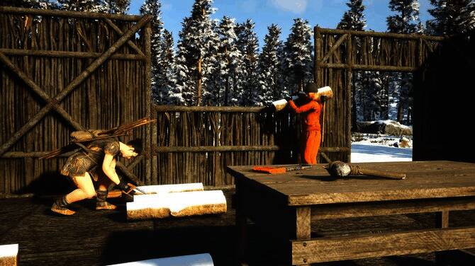 多人在线对战场景,玩家与敌人激烈交火