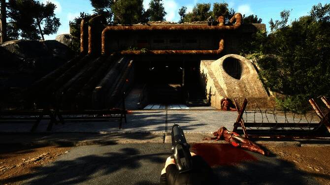 广袤开放世界全景,荒漠、森林、城市遗迹交错分布