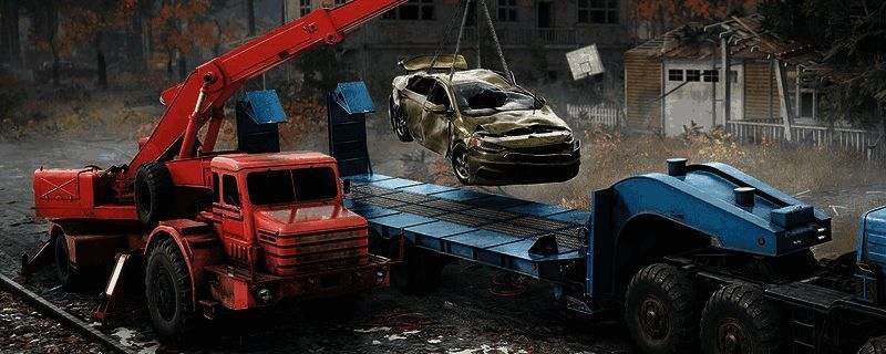 《灾后修复师》中各种收藏品的展示画面，包括玩具车辆和特色彩蛋道具