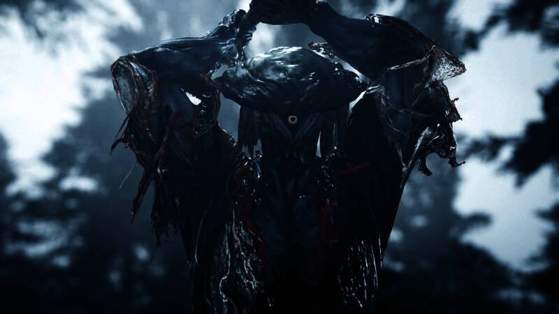 一目笠幻魔战斗场景,画面中可见其敏捷而致命的动作表现