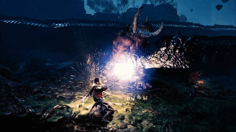 大唾拉幻魔在战场奔跑,地面上散落着破碎的盔甲和武器残片