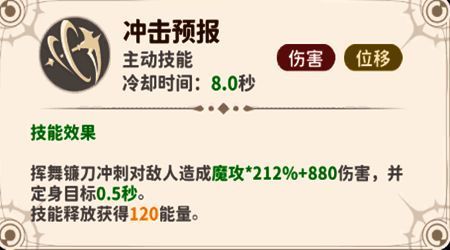 星月使用镰刀进行连续劈砍的技能演示动画