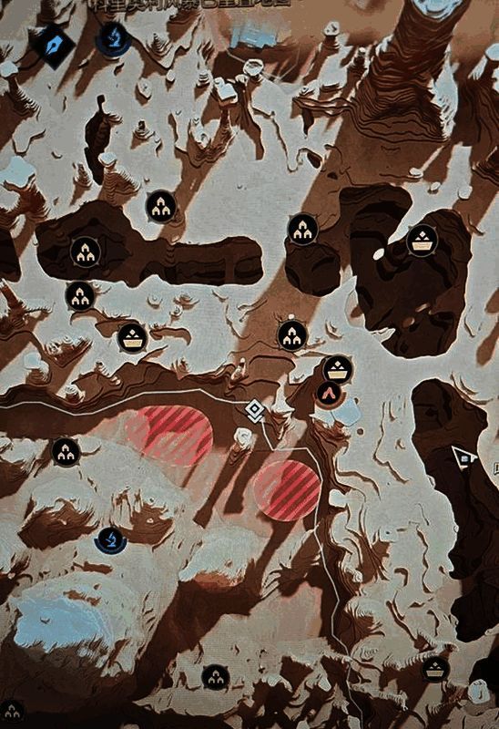 摩托是进入大裂谷采集钴矿的理想交通工具，路径清晰可见