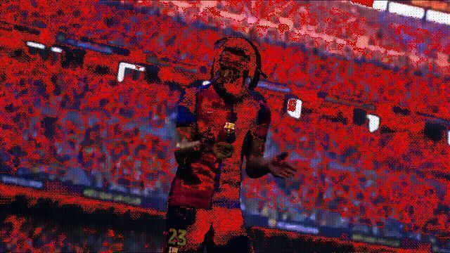 朱勒·孔德施展伸脚抢截技能动作展示