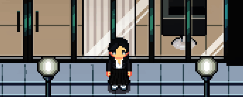 7PM理发店外观展示,店内陈列多种发型模型